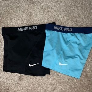 Nike Pro Dri-Fit Shorts (2 pair)